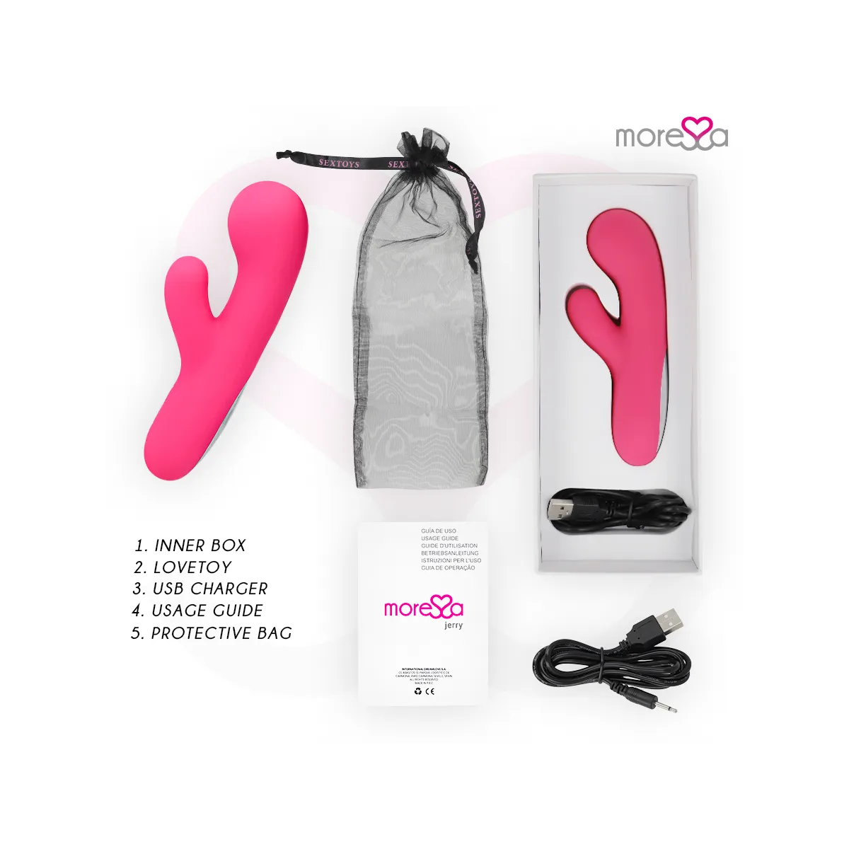 Jerry Premium Silikon wiederaufladbar von Moressa | Fesselliebe.de