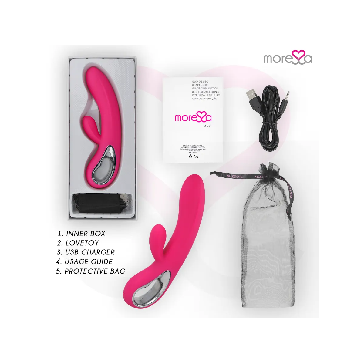 Troy Premium Silikon wiederaufladbar von Moressa | Fesselliebe.de