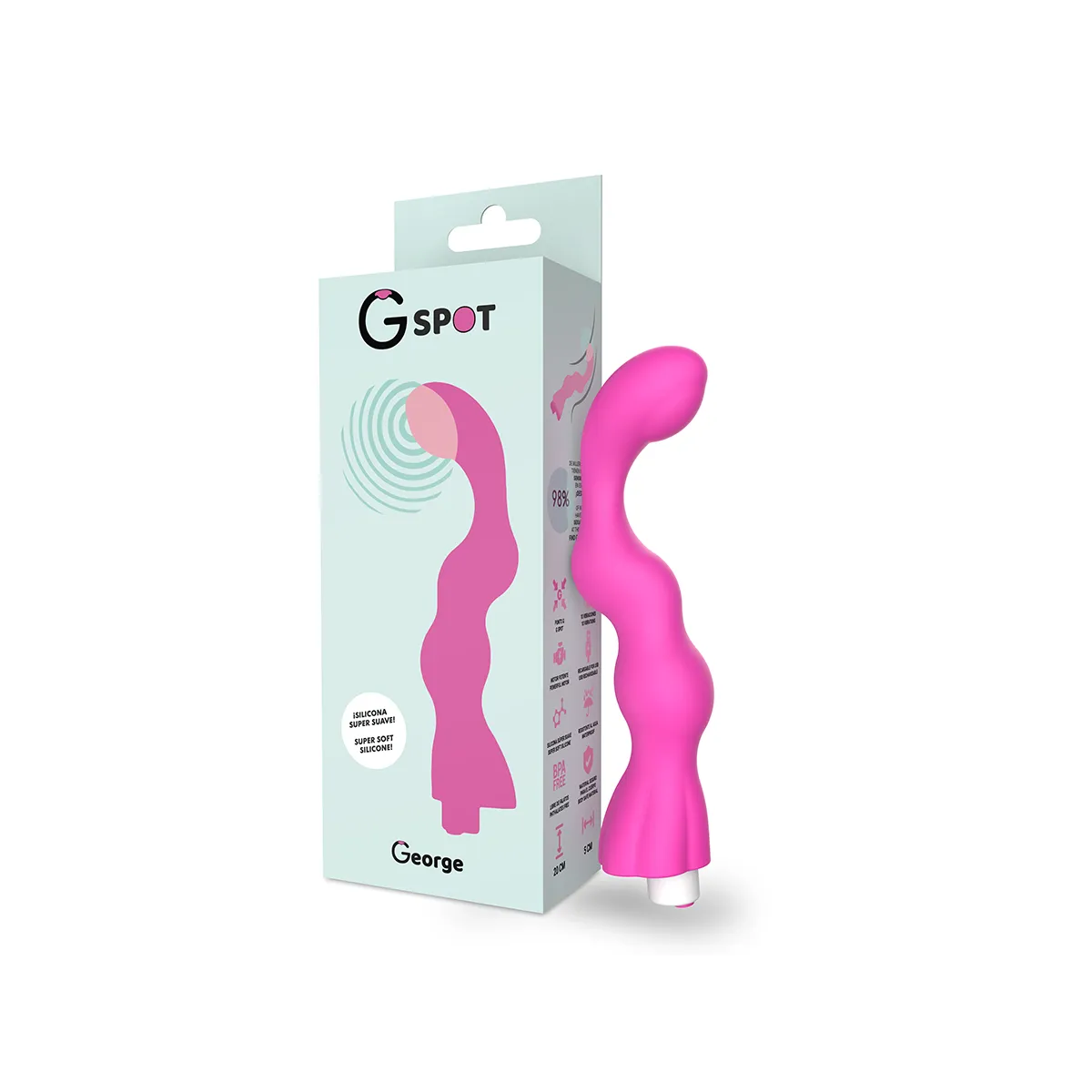 George G-Spot Vibrator Gum Pink von G-Spot | Fesselliebe.de