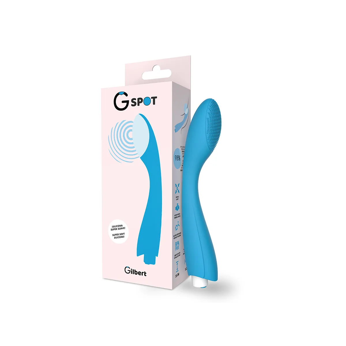 Gylbert Türkis Blauer Vibrator von G-Spot | Fesselliebe.de