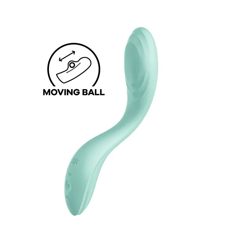 Rrrolling Pleasure Gspot Vibrator Grün von Satisfyer Vibrator | Fesselliebe.de