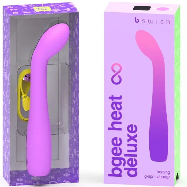 Bgee Heat Infinite Deluxe wiederaufladbarer Vibrator Lavendel Silikon von B Swish | Fesselliebe.de