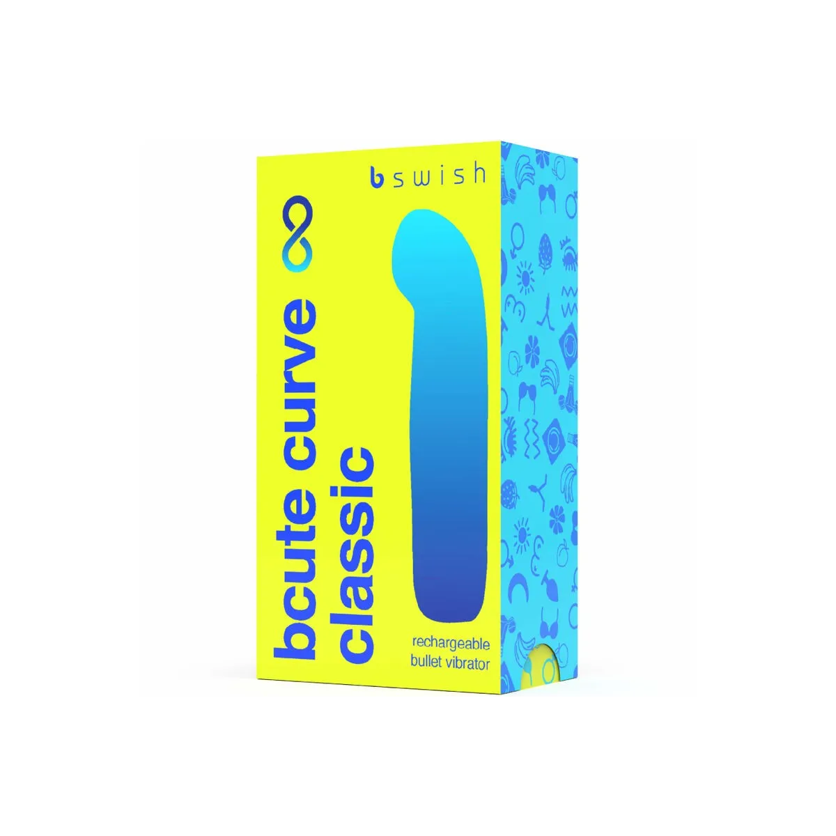 Bcute Curve Infinite Klassischer wiederaufladbarer Silikonvibrator Gelb von B Swish | Fesselliebe.de