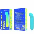 Bcute Curve Infinite Klassischer wiederaufladbarer Vibrator aus Blauem Silikon von B Swish