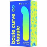 Bcute Curve Infinite Klassischer wiederaufladbarer Vibrator aus Blauem Silikon von B Swish | Fesselliebe.de