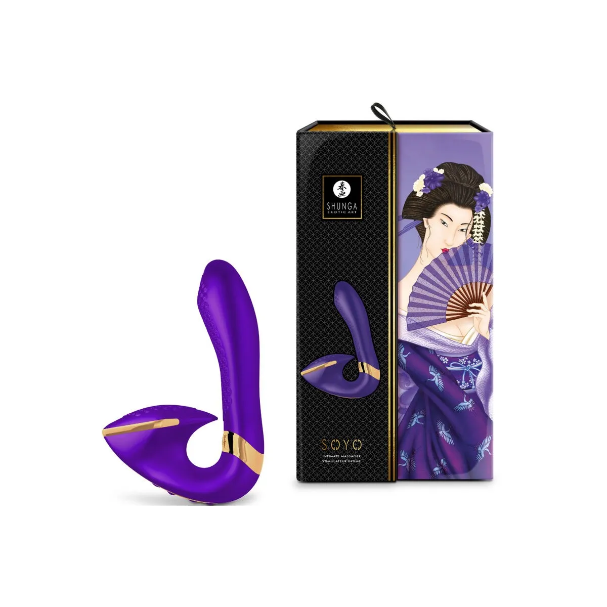 Soyo Intim Massager Violett von Shunga Toys | Fesselliebe.de