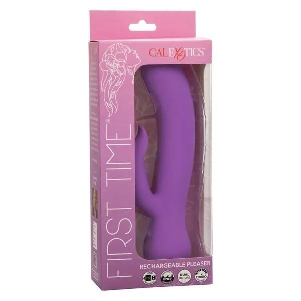 First Time Vibrator Pleaser wiederaufladbar Lila von Calexotics | Fesselliebe.de