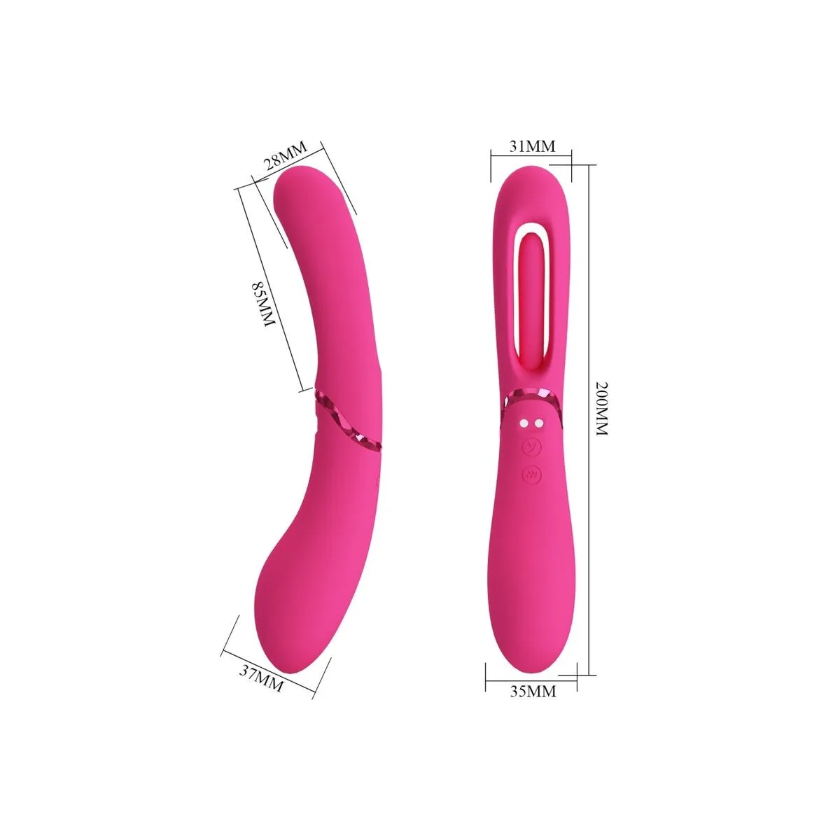 Lexie G-Spot Vibrator 7 Vibrationen Rosa von Romance | Fesselliebe.de