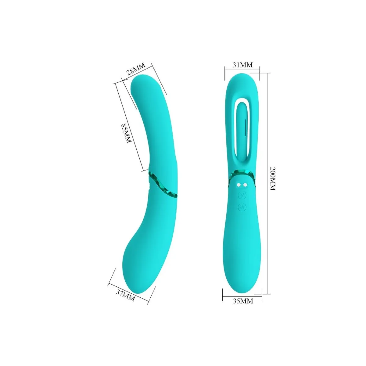 Lexie G-Spot Vibrator 7 Vibrationen Blau von Romance | Fesselliebe.de