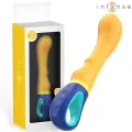 Shaggy Gelber G-Spot-Vibrator von Intense Fun