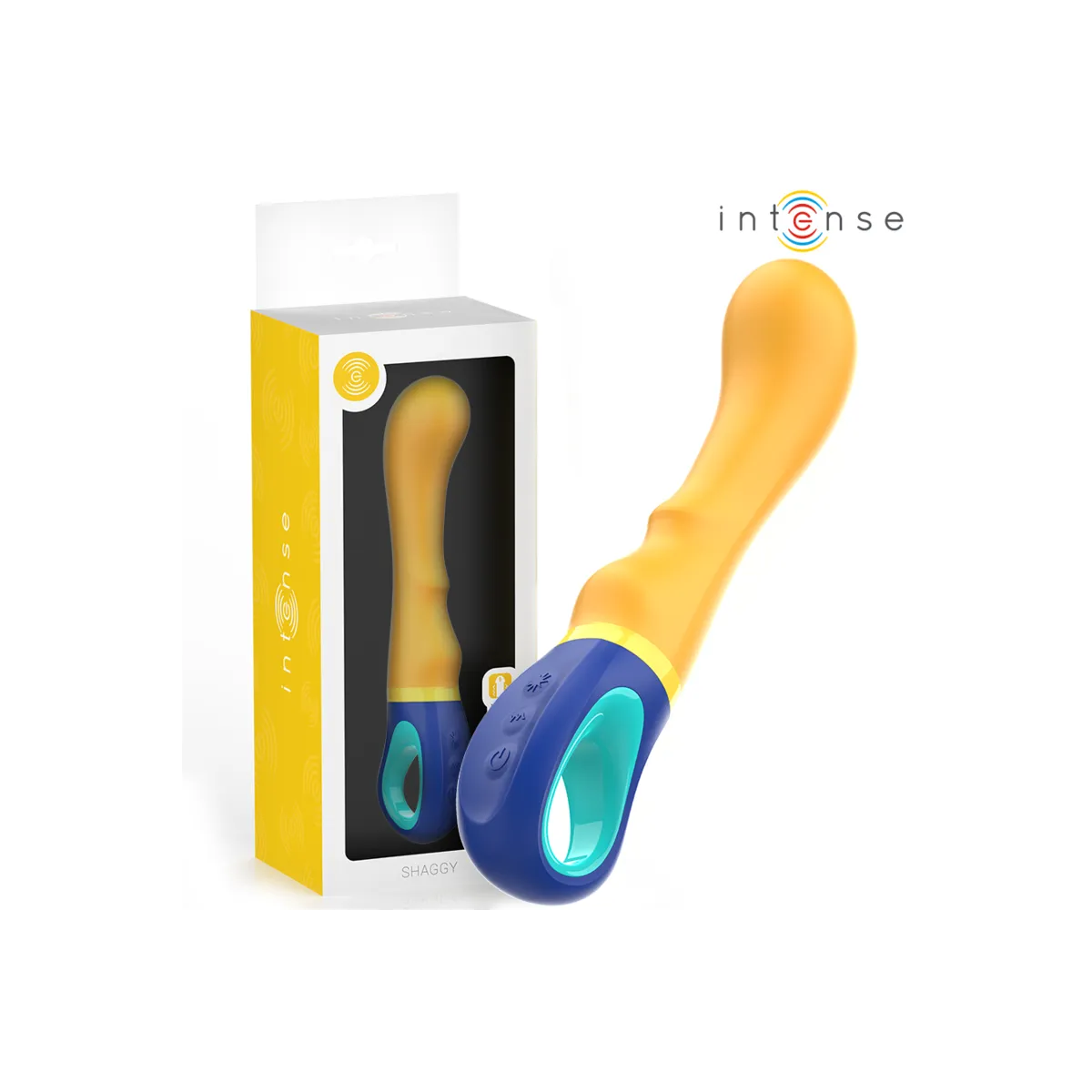 Shaggy Gelber G-Spot-Vibrator von Intense Fun | Fesselliebe.de