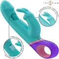 Monica Rabbit Vibrator mit Rotierendem G-Spot-Stimulator Blau von Intense Fun