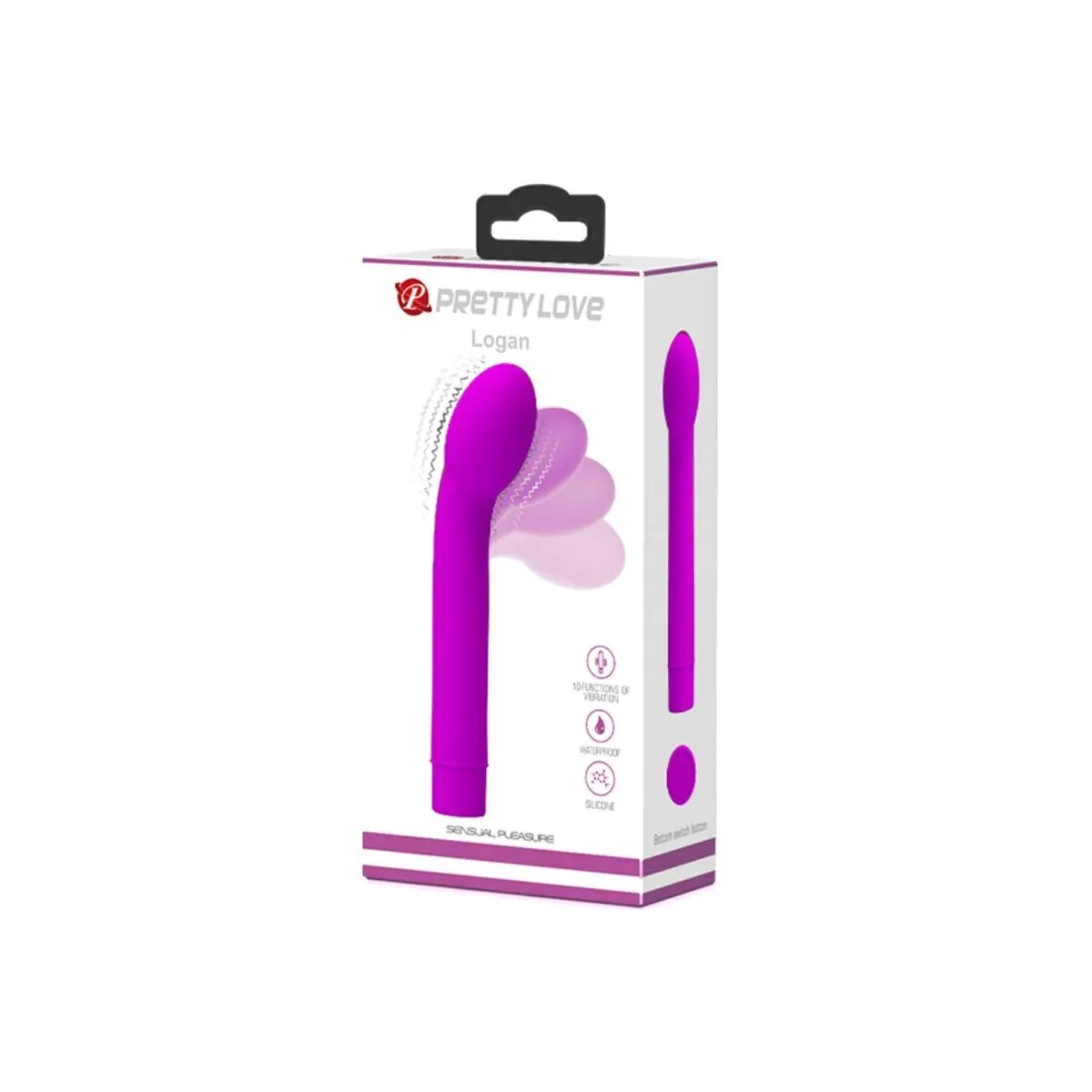 Logan G-Spot Vibrator 10 Vibrationen Lila von Pretty Love | Fesselliebe.de