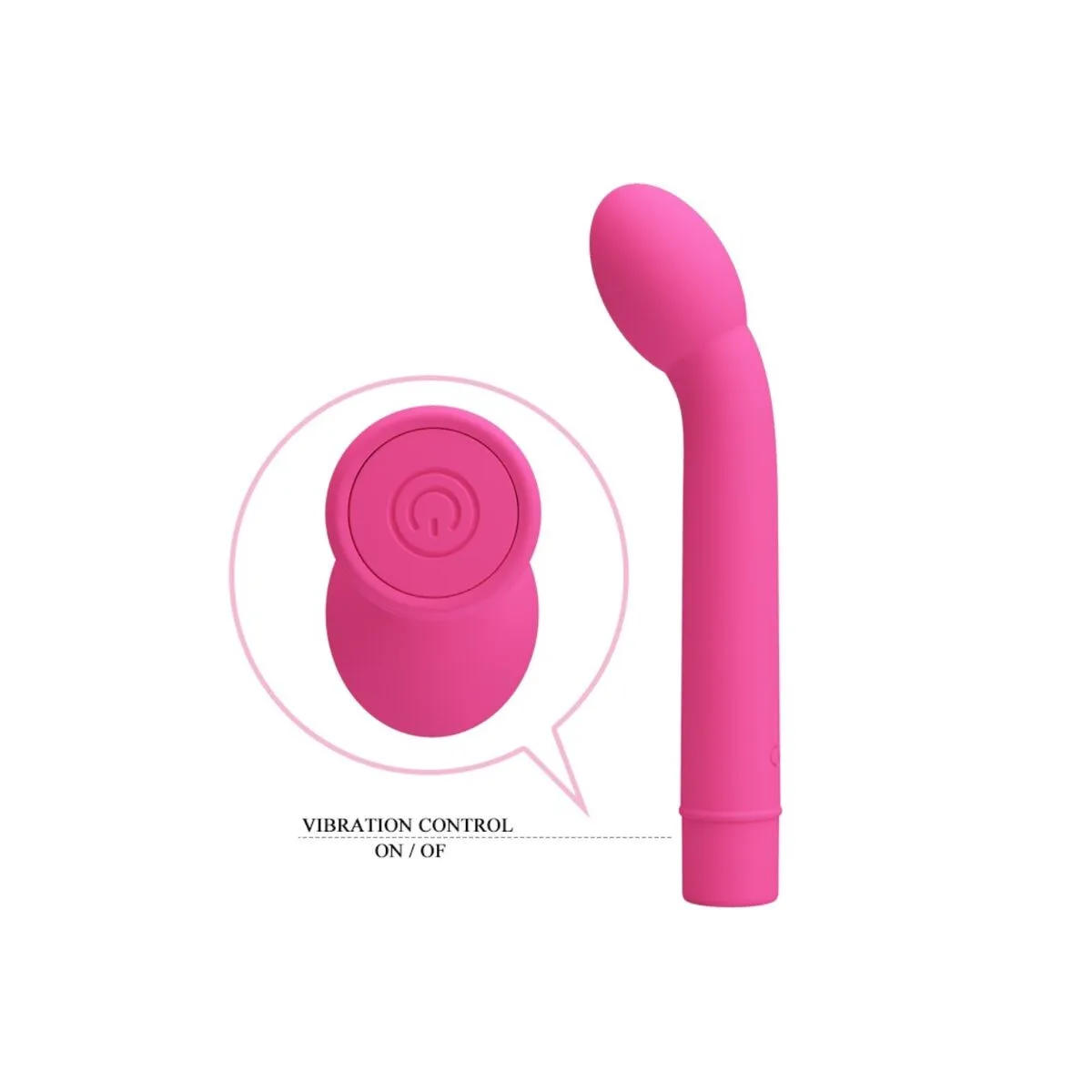Logan G-Spot Vibrator 10 Vibrationen Rosa von Pretty Love | Fesselliebe.de