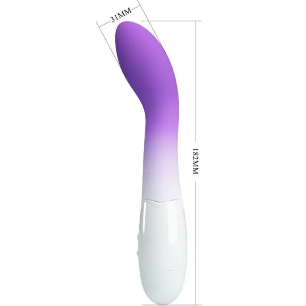 Bishop G-Spot Vibrator 30 Vibrationen Lila von Pretty Love | Fesselliebe.de