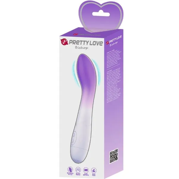 Bishop G-Spot Vibrator 30 Vibrationen Lila von Pretty Love | Fesselliebe.de