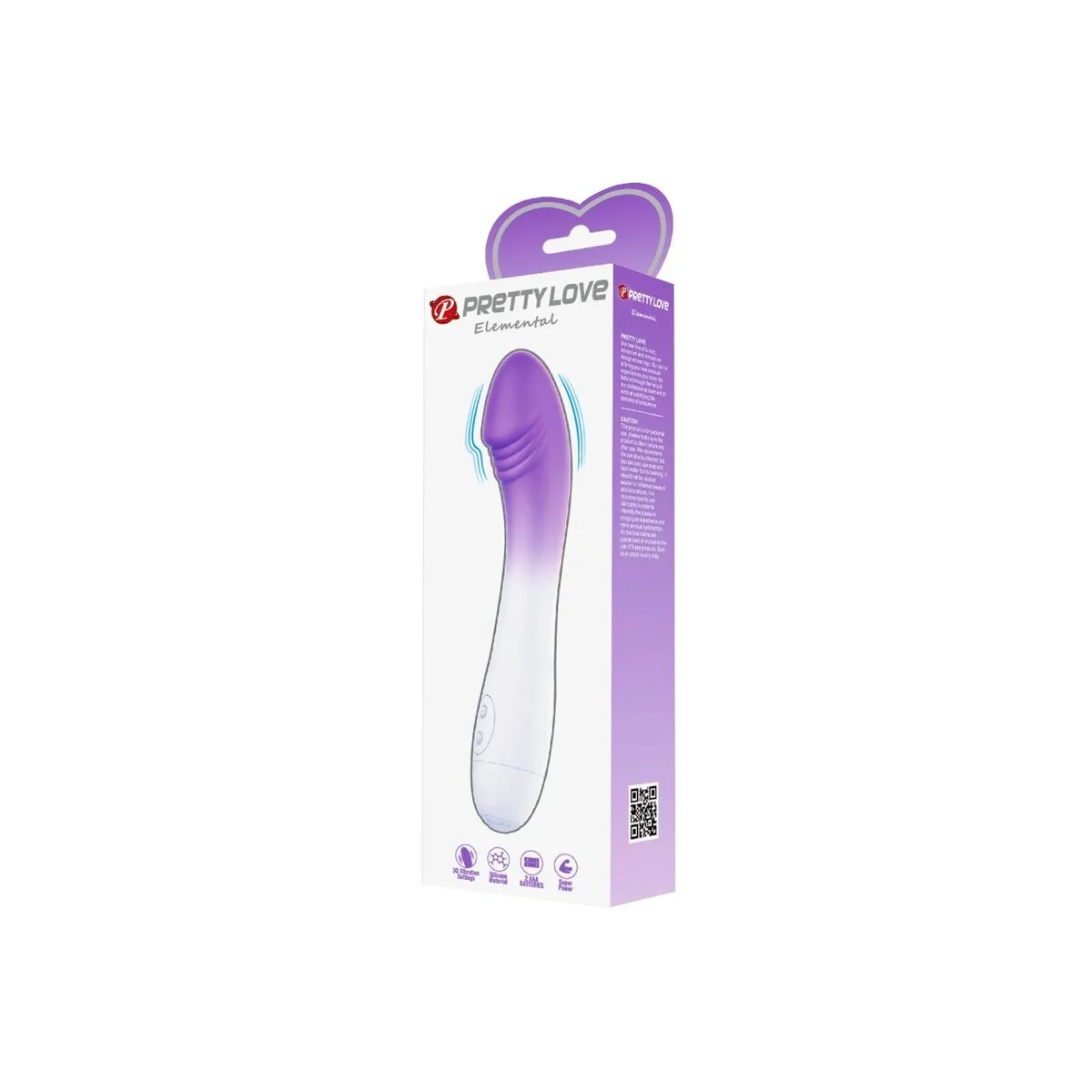 Elemental G-Spot Vibrator 30 Vibrationen Lila von Pretty Love | Fesselliebe.de