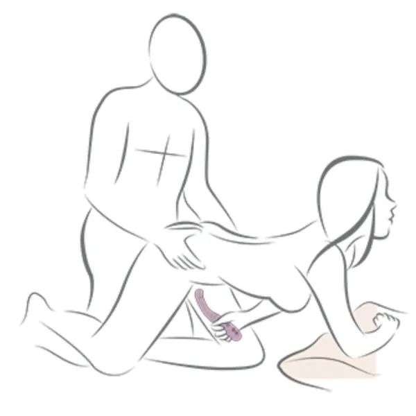 Gemini Dual Vibrator G-Spot Klitoris Stimulator Lila von Rocks-Off | Fesselliebe.de