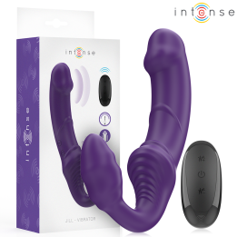 Jill Doppelvibrator 20 cm Lila mit Fernbedienung von Intense Fun | Fesselliebe.de