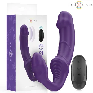 Jill Doppelvibrator 20 cm Lila mit Fernbedienung von Intense Fun | Fesselliebe.de