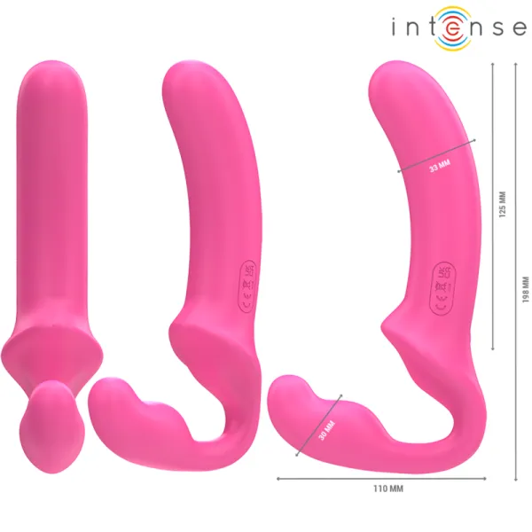 Amy Doppelvibrator 20 cm Rosa mit Fernbedienung von Intense Fun | Fesselliebe.de