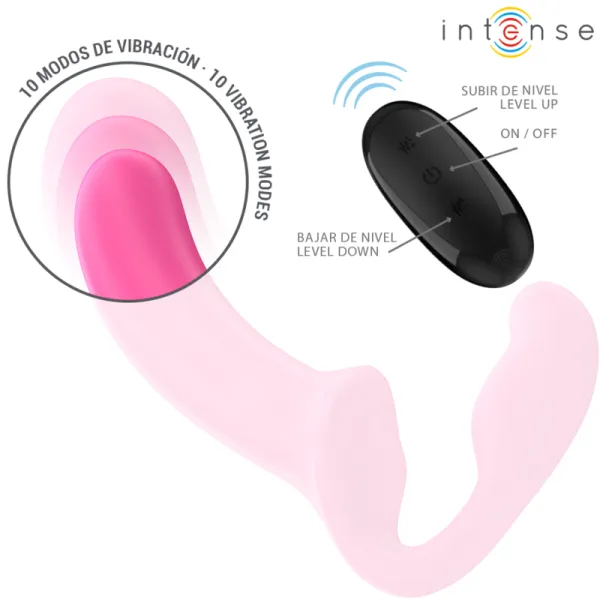 Amy Doppelvibrator 20 cm Rosa mit Fernbedienung von Intense Fun | Fesselliebe.de