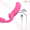 Amy Doppelvibrator 20 cm Rosa mit Fernbedienung von Intense Fun