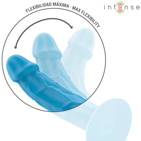 Phoebe Realistischer Vibrator 10 Vibrationen Blaue mit Fernbedienung von Intense Fun | Fesselliebe.de