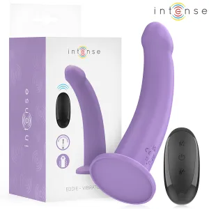 Eddie Vibrator 17,5 cm 10 Vibrationen Lila mit Fernbedienung von Intense Fun | Fesselliebe.de
