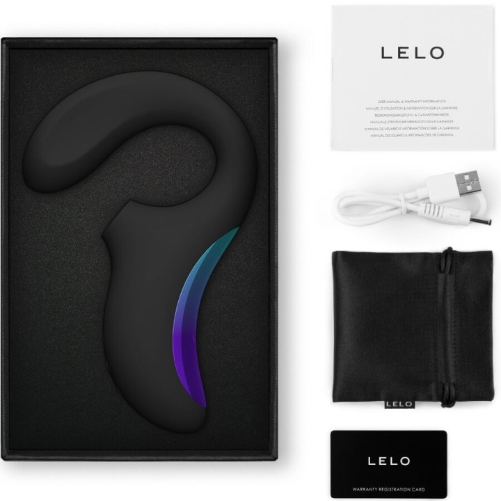 Enigma Wave Dreifach-Vibrationsmassagegerät Schwarz von Lelo | Fesselliebe.de