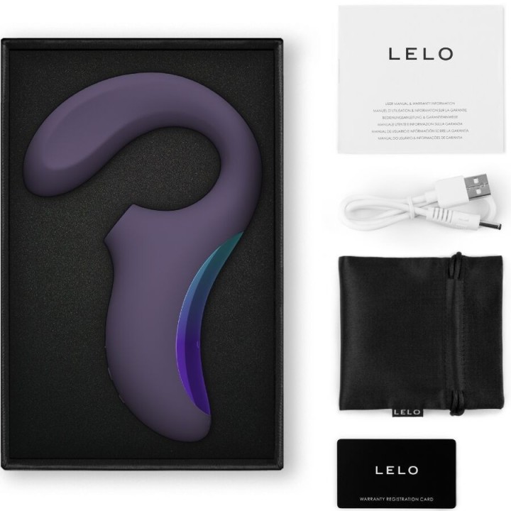 Enigma Wave Dreifach-Vibrationsmassagegerät Cyber Purple von Lelo | Fesselliebe.de
