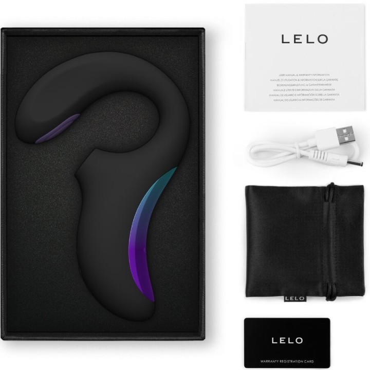 Enigma Doppel-Schallvibrator Point G Schwarz von Lelo | Fesselliebe.de