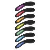 Schwarzer Vibrator mit Leuchtendem Licht von Toyjoy | Fesselliebe.de