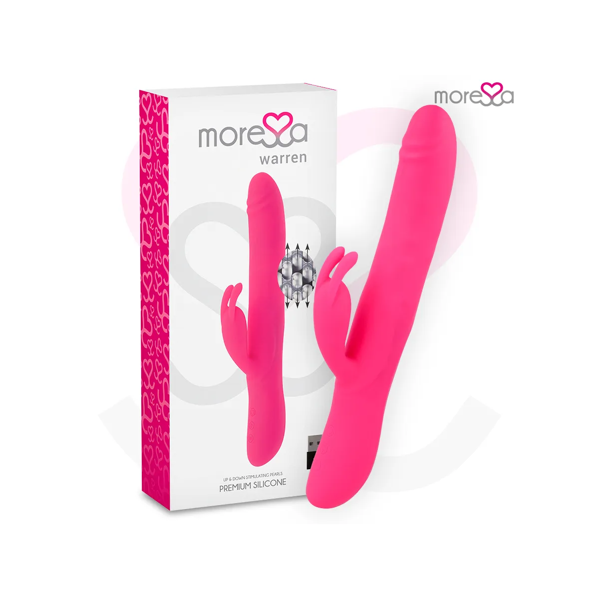 Warren Premium wiederaufladbares Silikon von Moressa | Fesselliebe.de