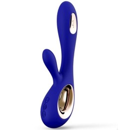 Soraya Wave Vibrator Rabbit Mitternachtblau von Lelo | Fesselliebe.de