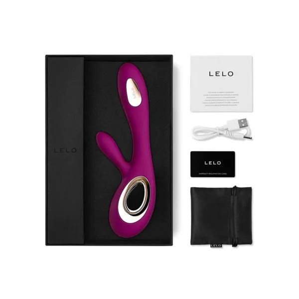 Soraya Wave Vibrator Rabbit Deep Rose von Lelo | Fesselliebe.de
