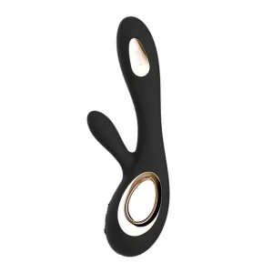 Soraya Wave Vibrator Rabbit Schwarz von Lelo