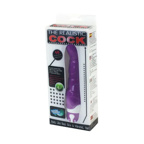 Realistischer Hahn 10 Rhythms Sensation Flieder von Baile Vibrators | Fesselliebe.de