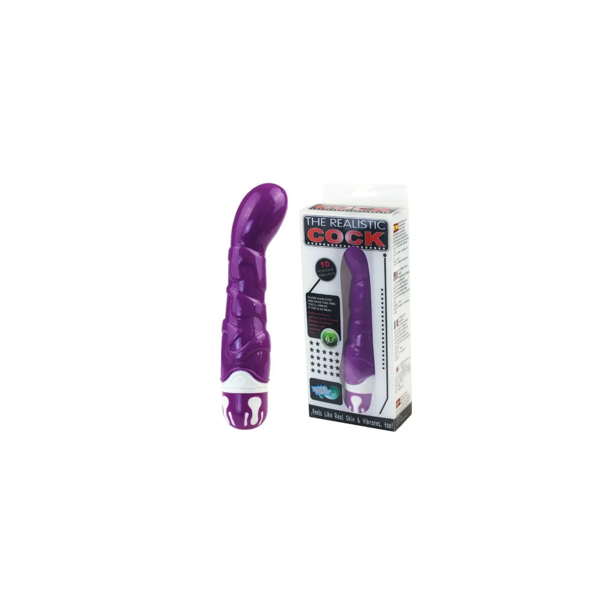 Realistischer Hahn 10 Rhythms Sensation Flieder von Baile Vibrators | Fesselliebe.de