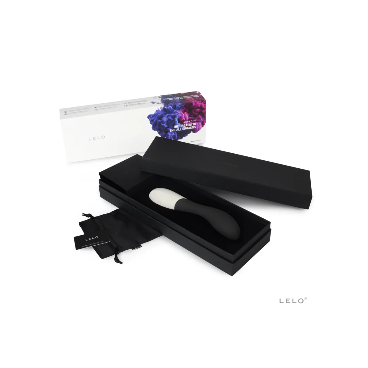 Mona Wave Schwarzer Vibrator von Lelo | Fesselliebe.de