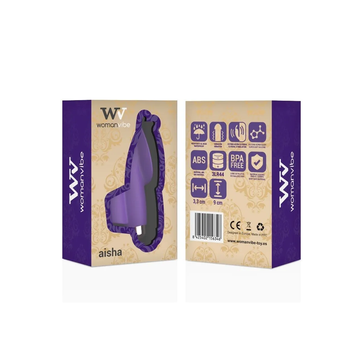 Frau Aisha Silikone Stimulator Finger von Womanvibe | Fesselliebe.de