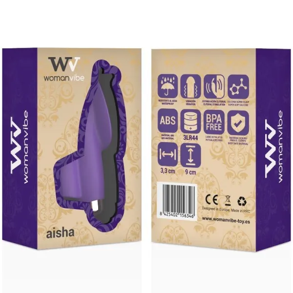 Frau Aisha Silikone Stimulator Finger von Womanvibe | Fesselliebe.de