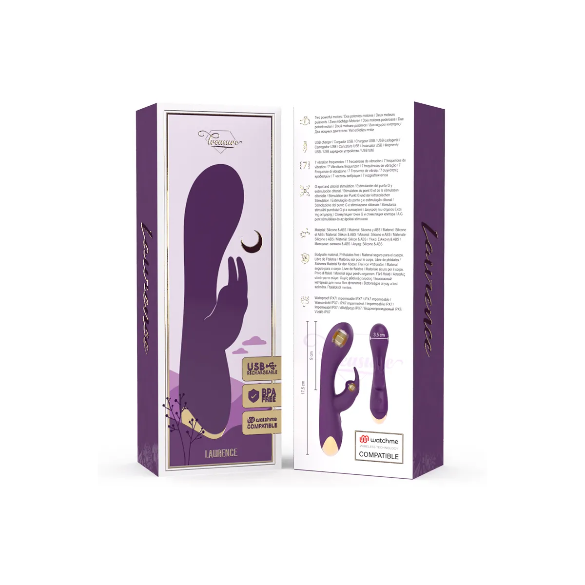 Laurence Rabbit Vibrator Watchme Wireless-Technologie Kompatibel von Treasure | Fesselliebe.de