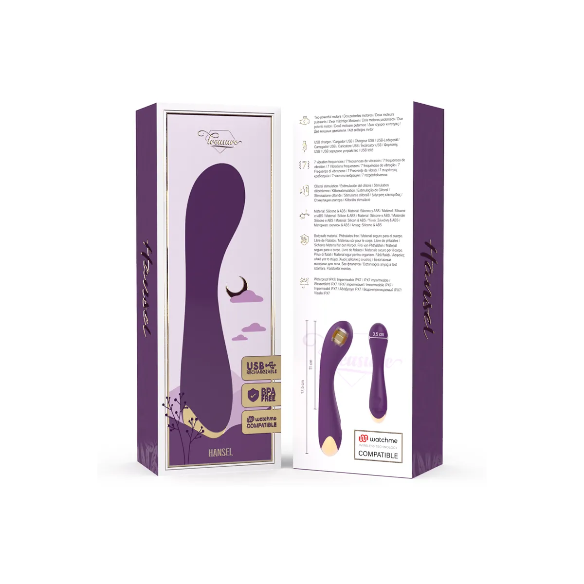 Hansel G-Spot Vibrator Watchme Wireless Technologie Kompatibel von Treasure | Fesselliebe.de
