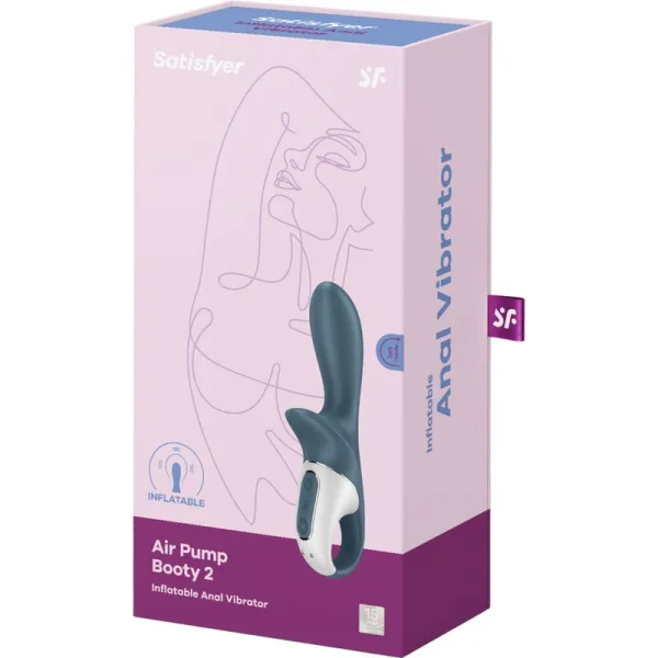 Luftpumpe Booty 2 Dunkelgrau von Satisfyer Vibrator | Fesselliebe.de