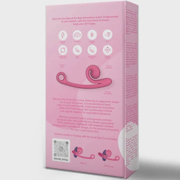 Kurvenvibrator Rosa von Snail Vibe | Fesselliebe.de