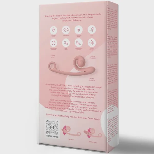 Curve Orange Vibrator von Snail Vibe | Fesselliebe.de