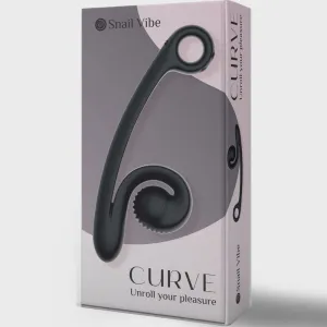 Curve Vibrator Schwarz von Snail Vibe