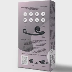 Curve Vibrator Schwarz von Snail Vibe