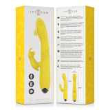 Toky Multifunktionsvibrator Up & Down mit Klitorelstimulator Gelb von Intense Fun | Fesselliebe.de
